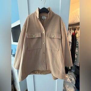 Tuckernuck Tan Utility Shacket with Front Flap Pockets